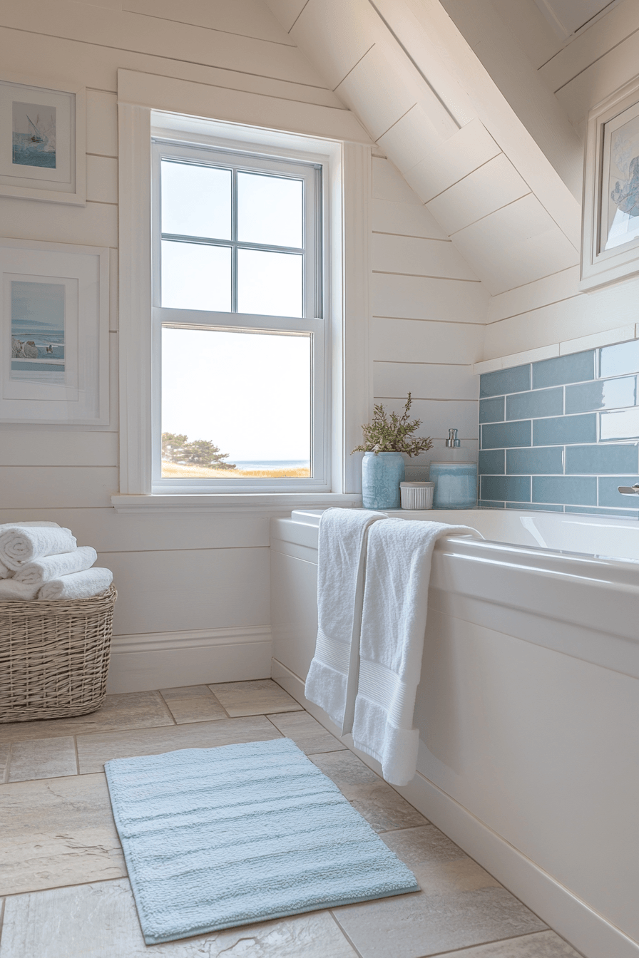 29 Modern Coastal Bathroom Ideas That Feel Like a Spa Without the Price 16