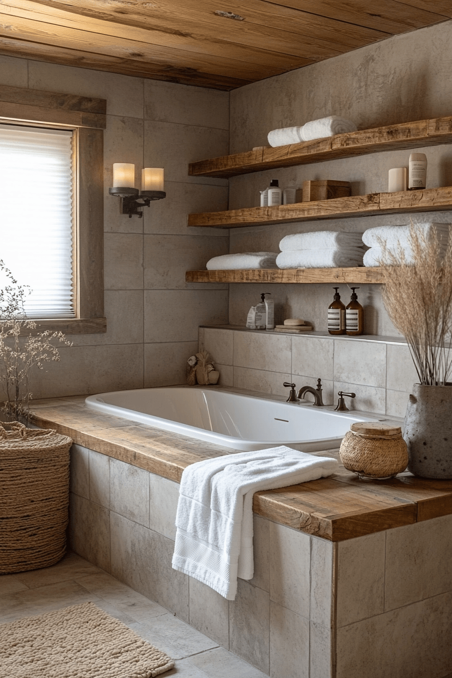 29 Rustic Bathroom Ideas That Bring Warmth and Character to Your Home 16
