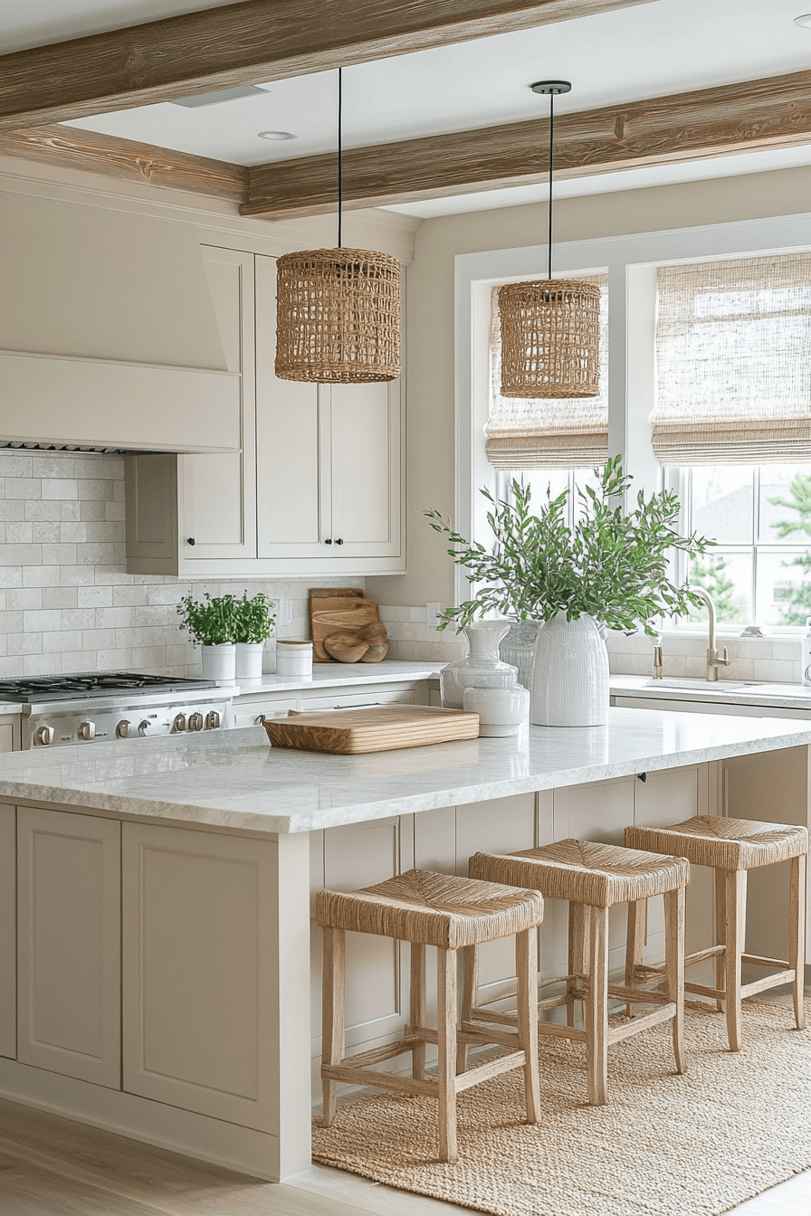 29 Modern Coastal Kitchen Ideas That Look Clean Without Feeling Cold 16
