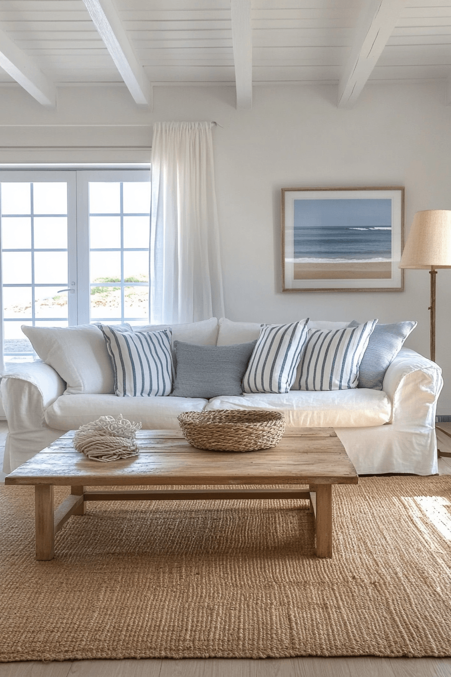 29 Modern Coastal Living Room Ideas That Feel Fresh, Not Themed 17