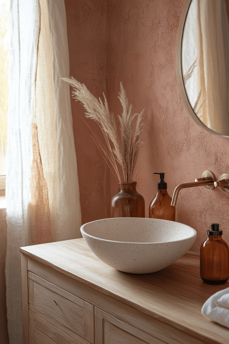 29 Terracotta Bathroom Ideas That Warm Up Your Space With Earthy Elegance 17