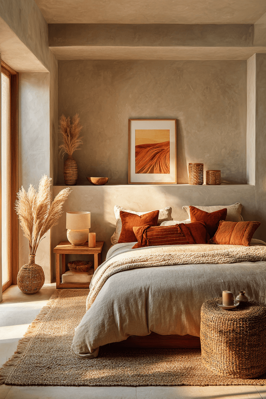 29 Warm Bedrooms That Feel Like Sunday Morning 17