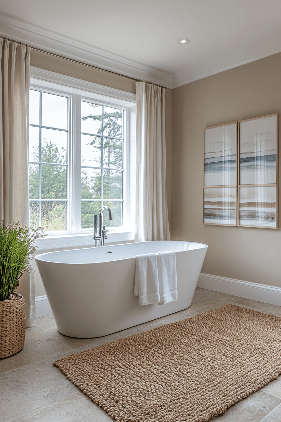 29 Modern Coastal Bathroom Ideas That Feel Like a Spa Without the Price 17