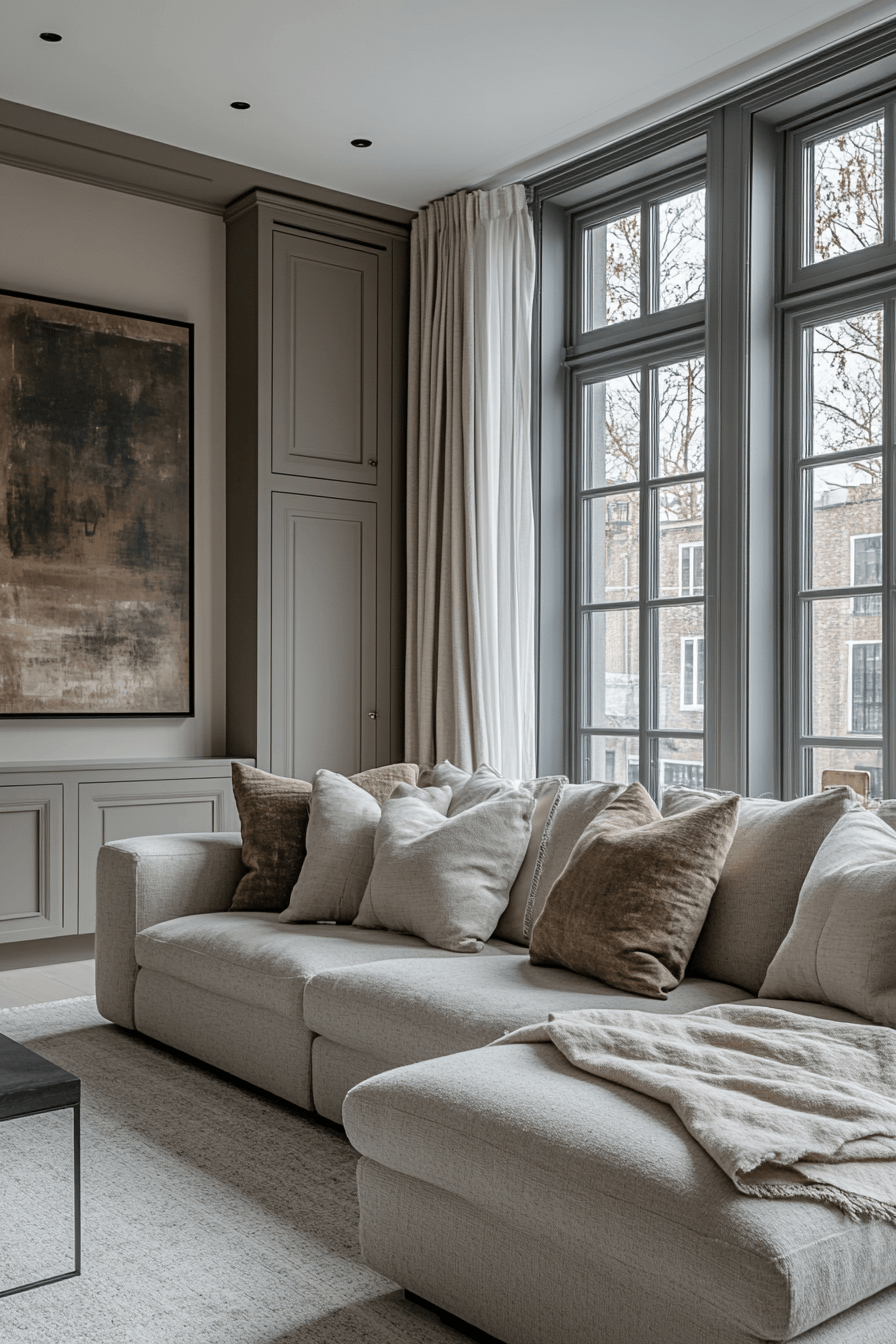 29 Grey and Beige Living Room Ideas That Balance Cool and Warm Tones 17