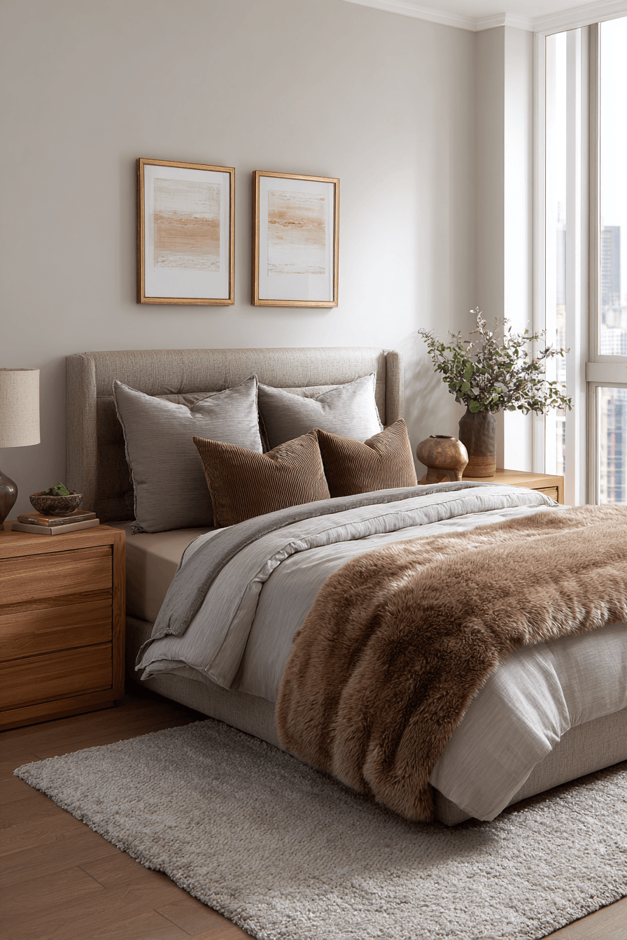 29 Warm Bedroom Ideas for People Who Hate Cold Mornings 17