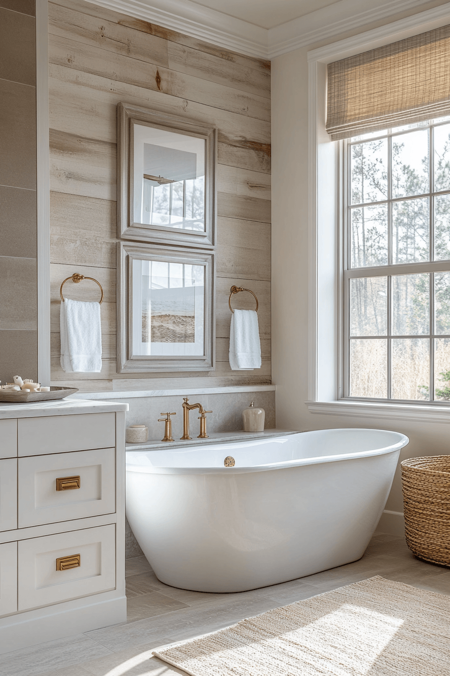 29 Coastal Bathroom Ideas That Bring Beach House Bliss to Your Home 17