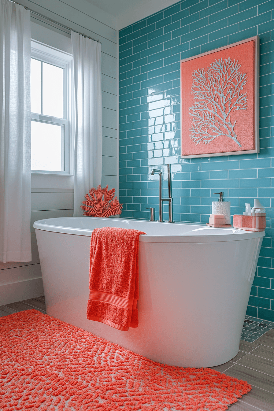 29 Ocean Themed Bathroom Ideas That Feel Like a Dip in the Sea 18