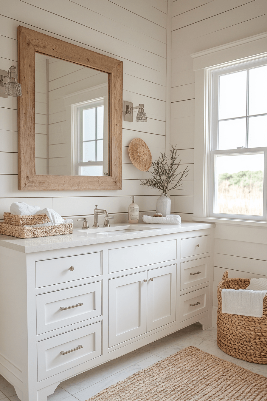 29 Modern Coastal Bathroom Ideas That Feel Like a Spa Without the Price 18