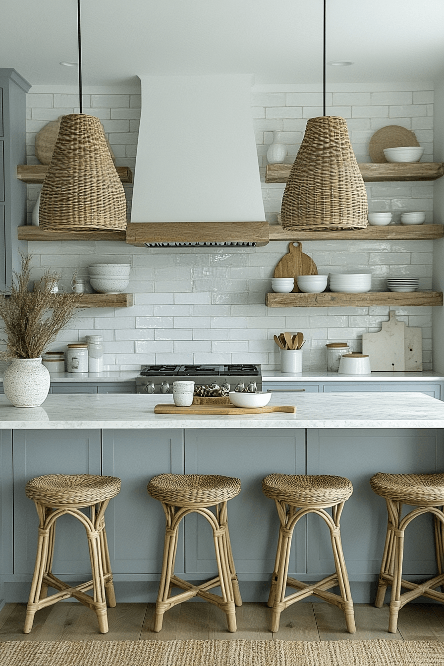 29 Modern Coastal Kitchen Ideas That Look Clean Without Feeling Cold 18