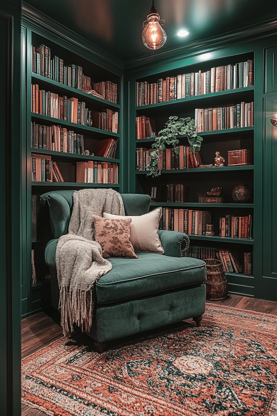 29 Cozy Home Library Ideas That Create Your Perfect Reading Retreat 19