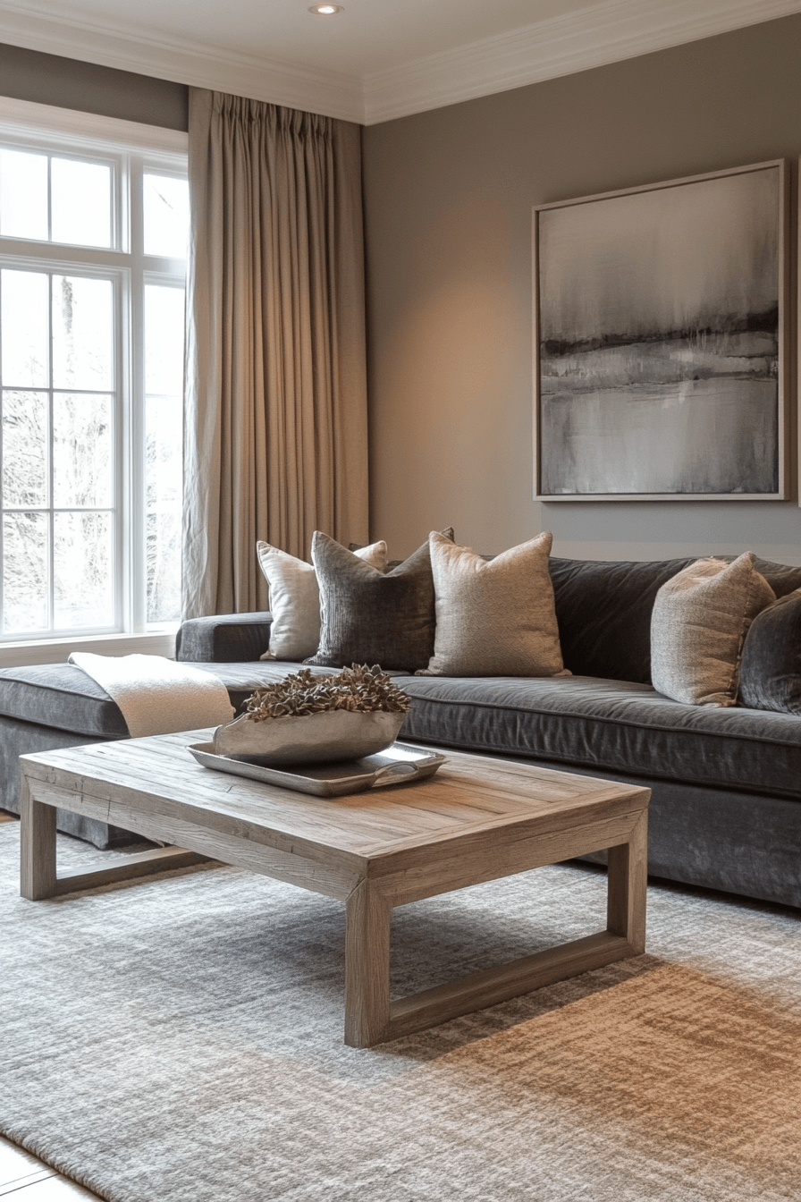 29 Grey and Beige Living Room Ideas That Balance Cool and Warm Tones 19