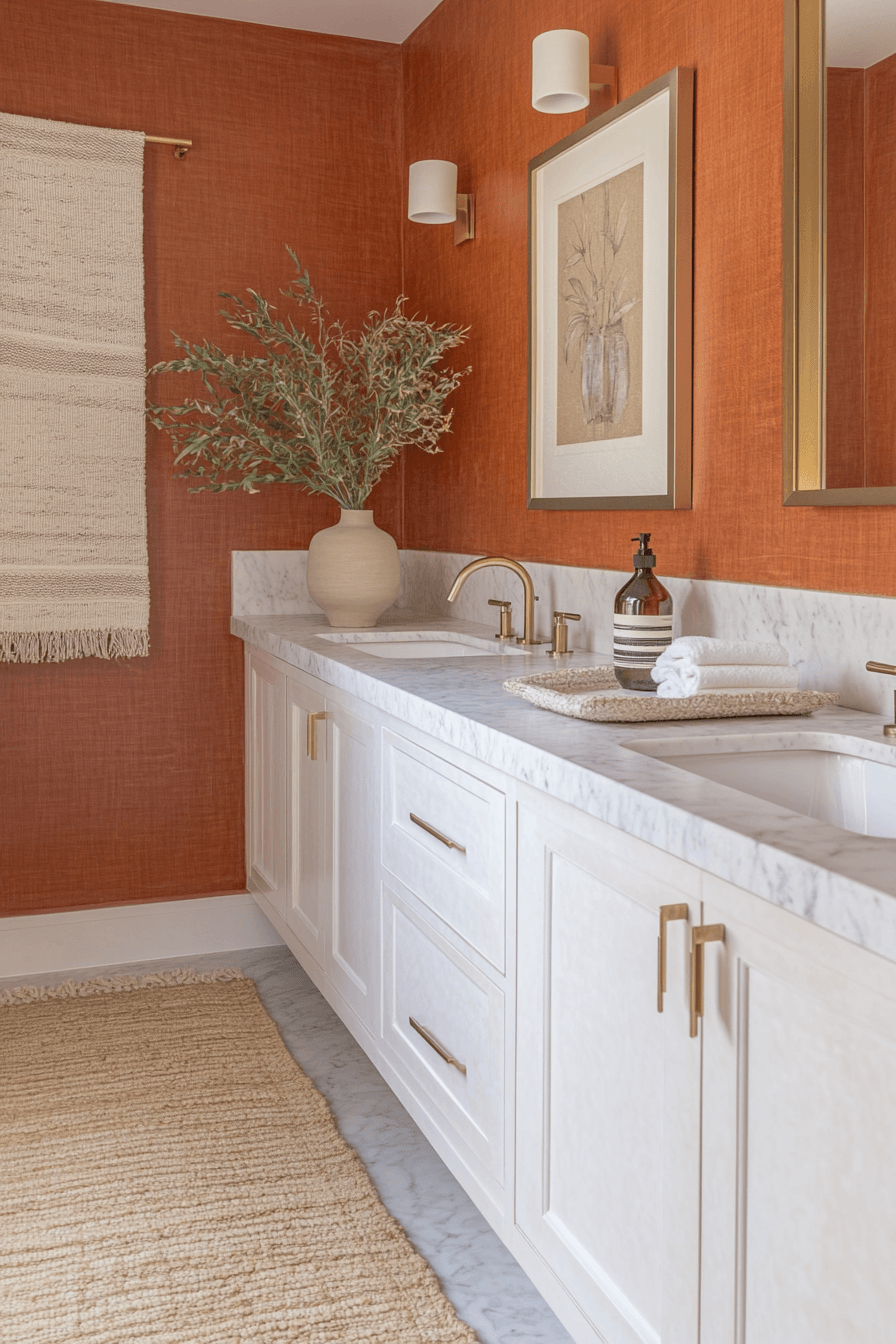 29 Terracotta Bathroom Ideas That Warm Up Your Space With Earthy Elegance 19