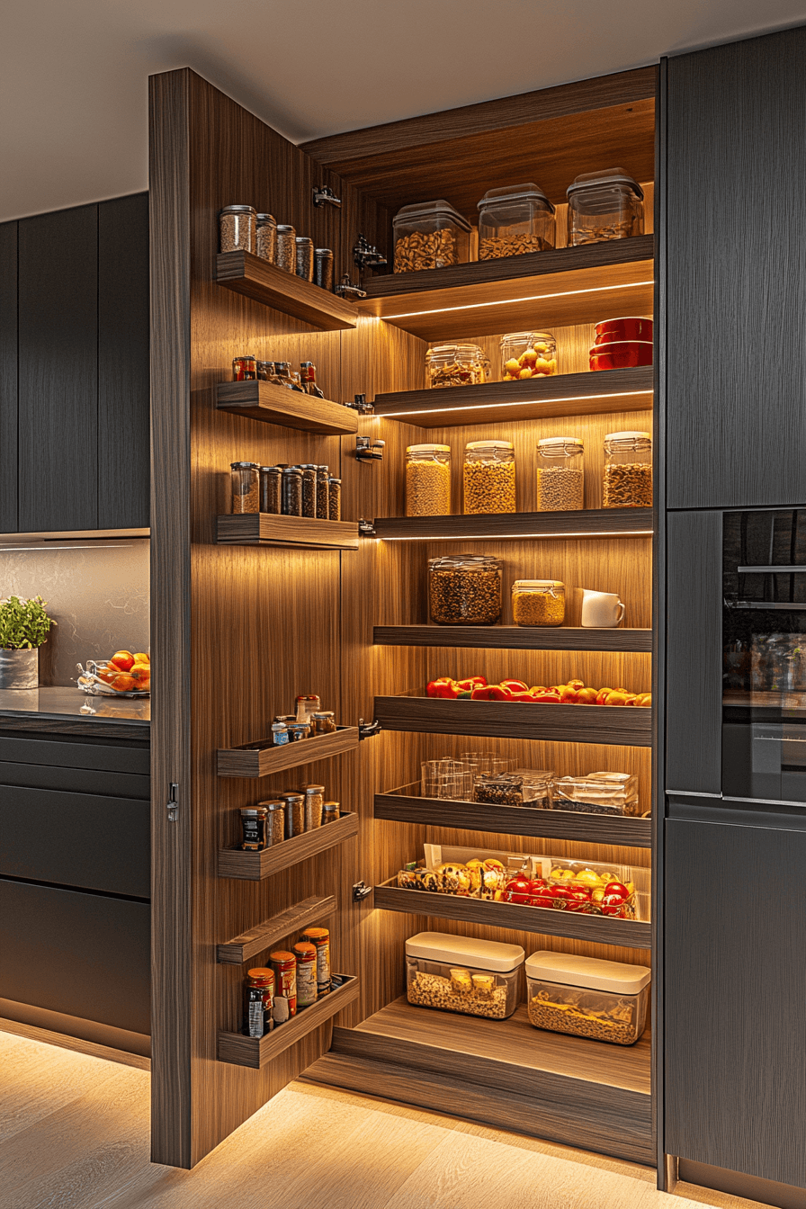 29 Kitchen Pantry Design Ideas That Maximize Storage and Style 2