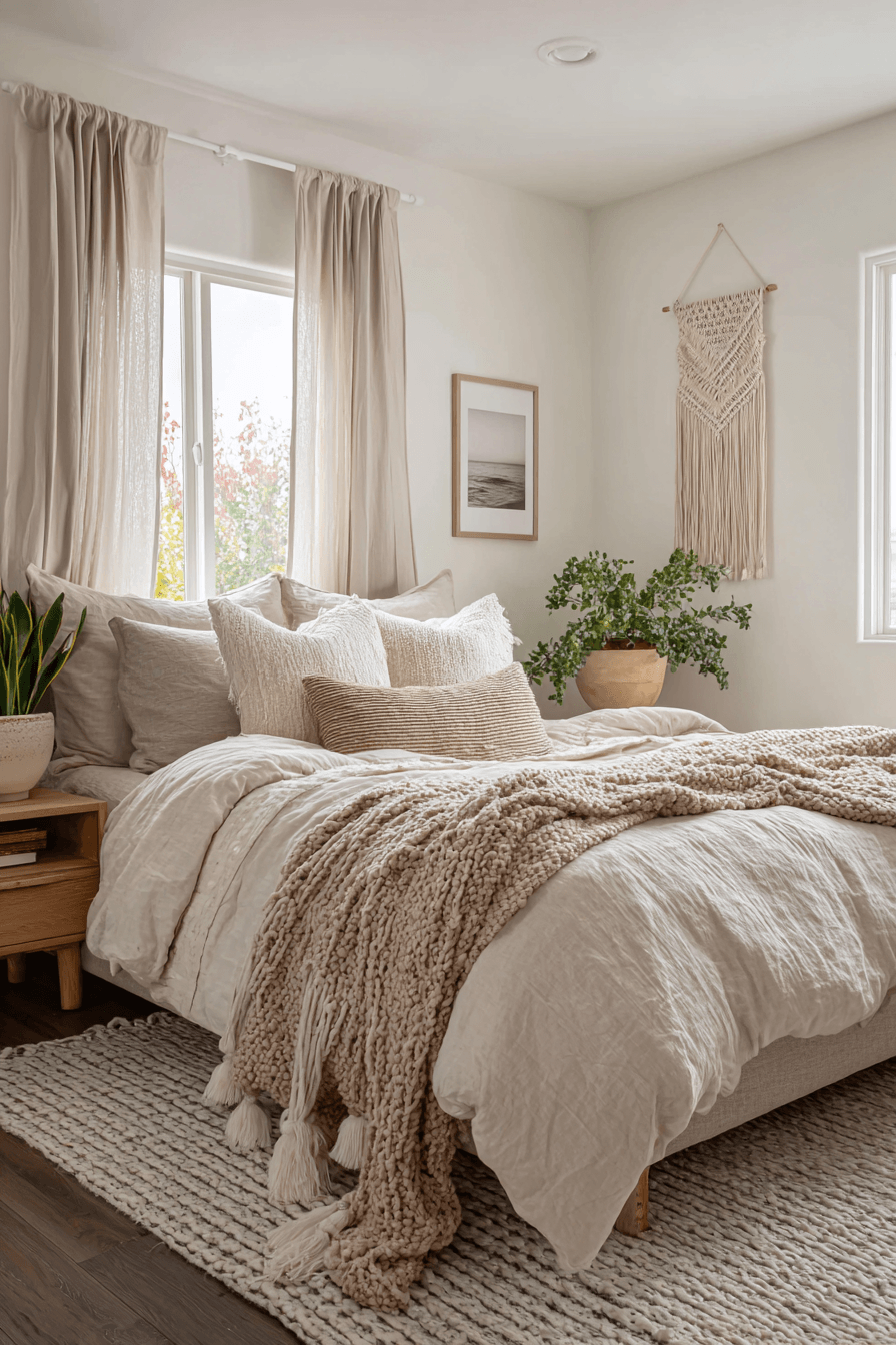 29 Warm Neutral Bedroom Ideas That Calm You Down 2