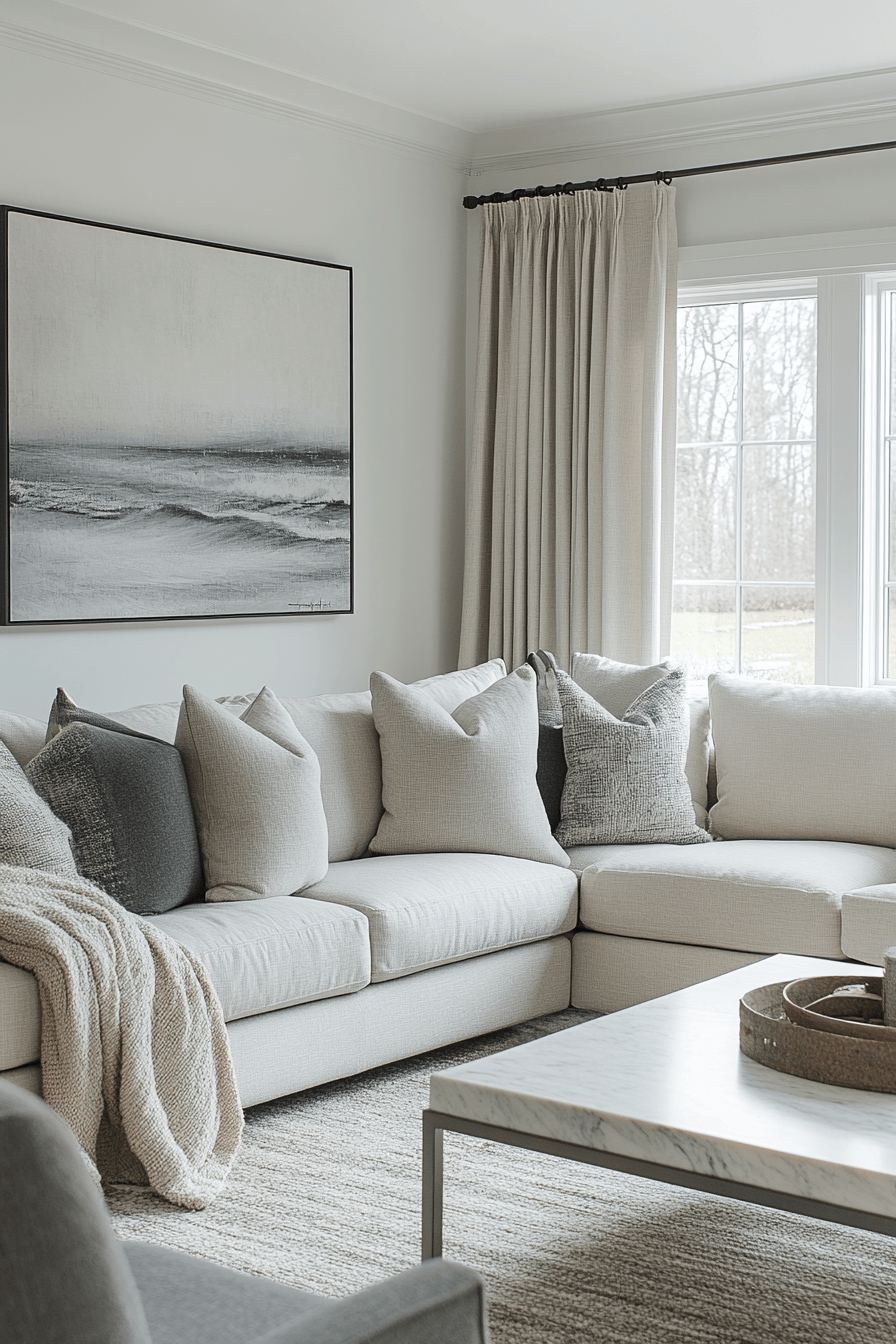 29 Grey and Beige Living Room Ideas That Balance Cool and Warm Tones 2