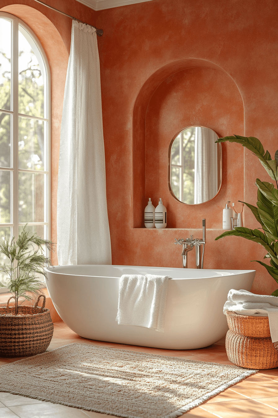 29 Terracotta Bathroom Ideas That Warm Up Your Space With Earthy Elegance 2