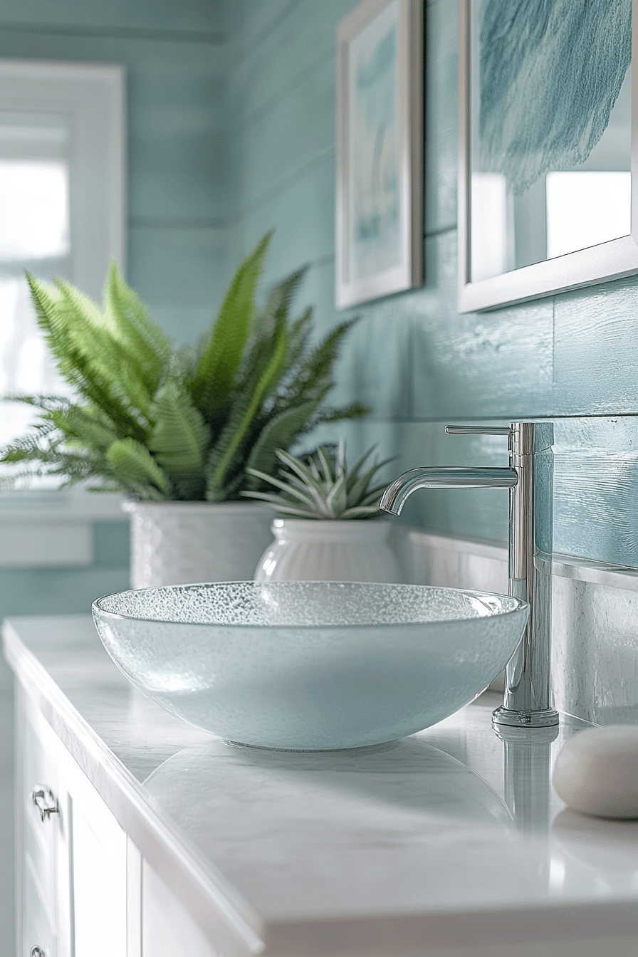 29 Ocean Themed Bathroom Ideas That Feel Like a Dip in the Sea 20