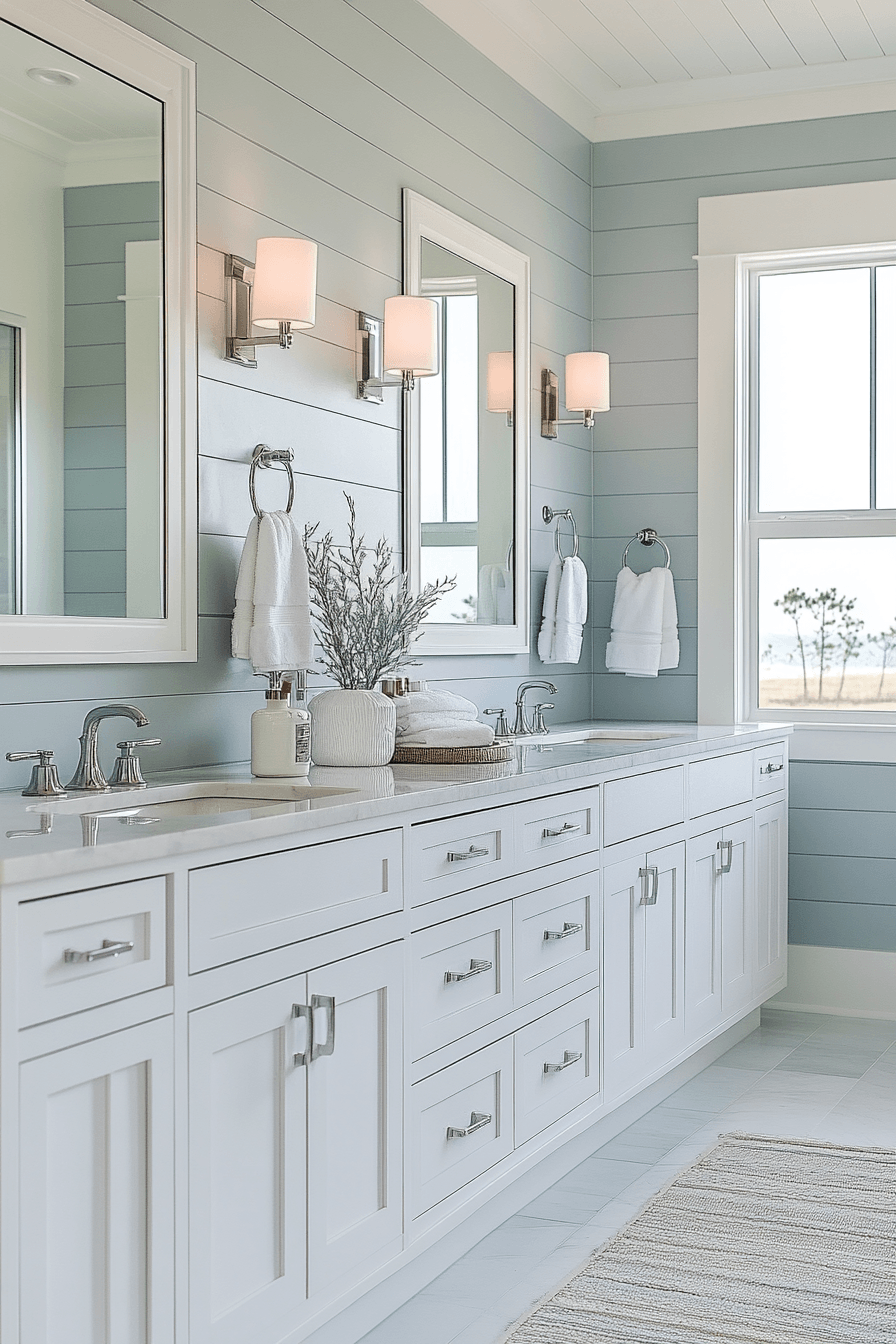 29 Beachy Bathroom Ideas That Feel Like a Morning at the Shore 20 Beachy Bathroom