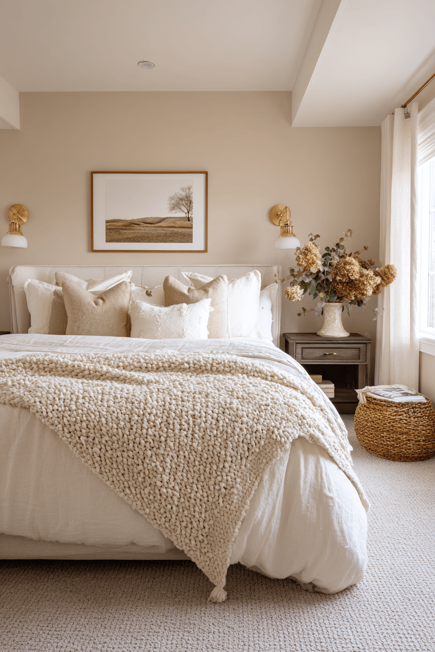 29 Warm Bedroom Ideas for People Who Hate Cold Mornings 20