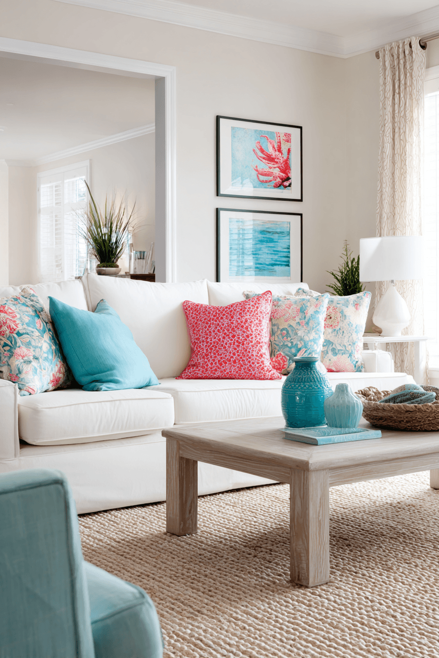 29 Beachy Living Rooms Made for Lazy Afternoons 20