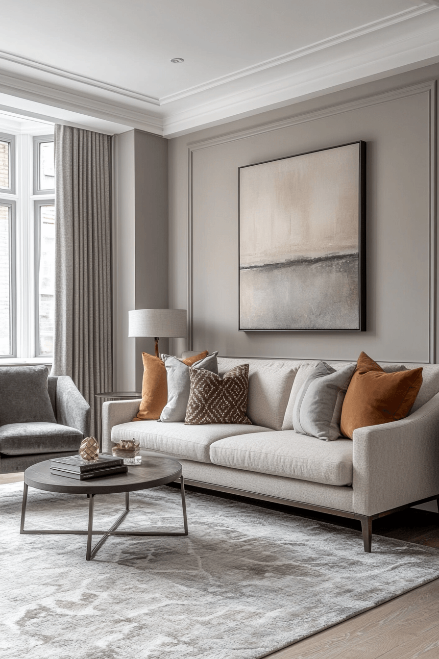 29 Grey and Beige Living Room Ideas That Balance Cool and Warm Tones 21