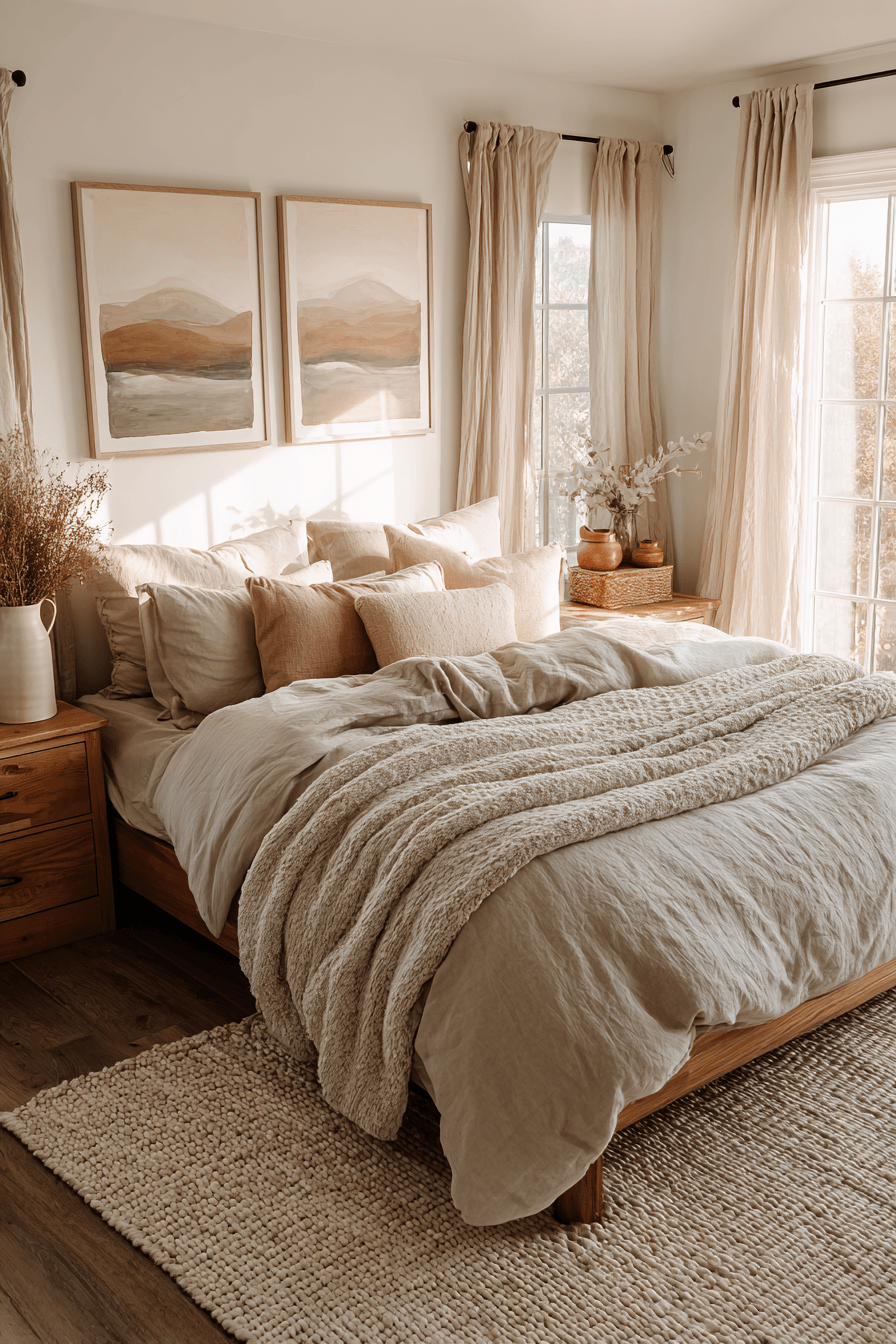 29 Modern Coastal Bedroom Ideas for Sleeping with the Windows Open 21