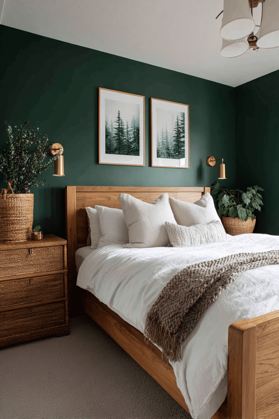 29 Forest Themed Bedroom Ideas That Bring the Outside In 21