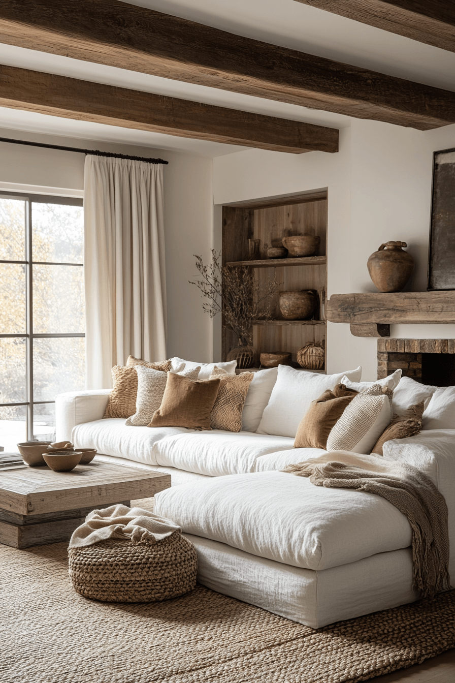 29 Warm Rustic Living Rooms That Feel Like a Cabin 21