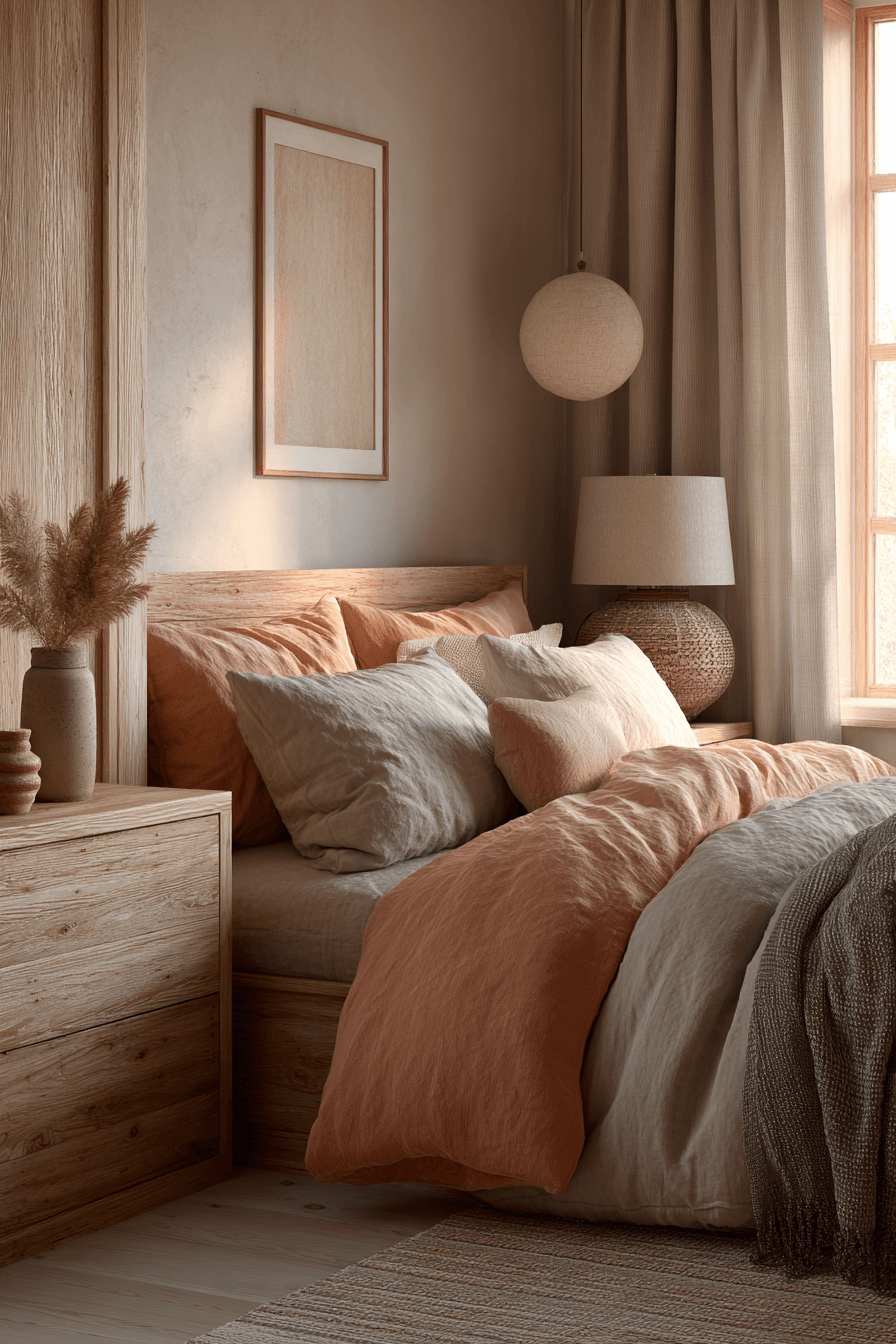 29 Warm Bedrooms That Feel Like Sunday Morning 21