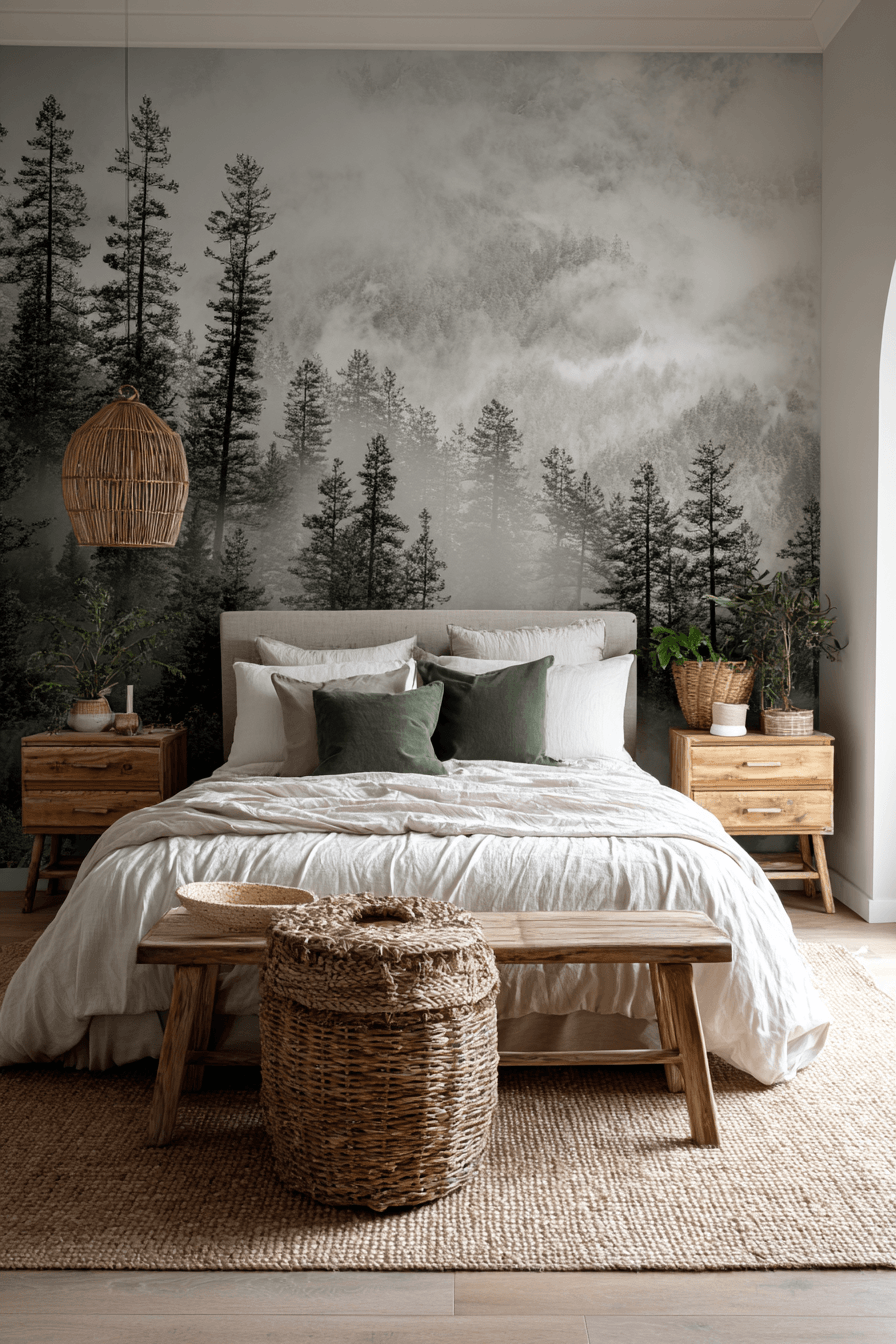 29 Nature Themed Bedroom Ideas for People Who Miss the Outdoors 21