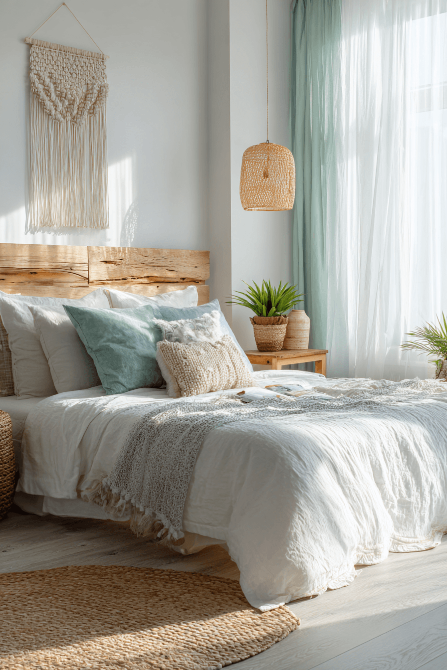 29 Beachy Boho Bedrooms That Feel Like a Slow Sunday by the Water 21