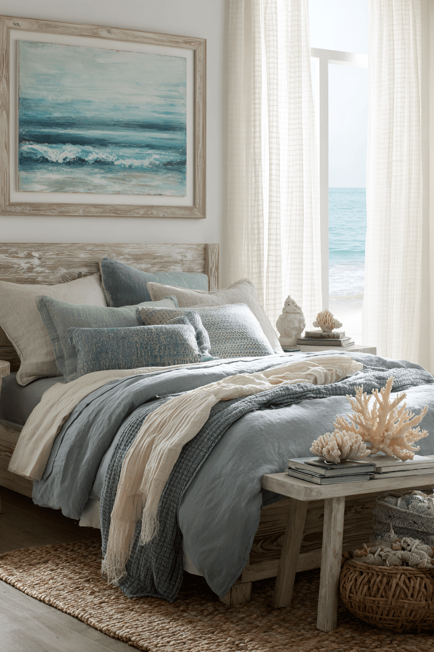 29 Beach Theme Bedroom Ideas That Feel Like Vacation Every Night 21