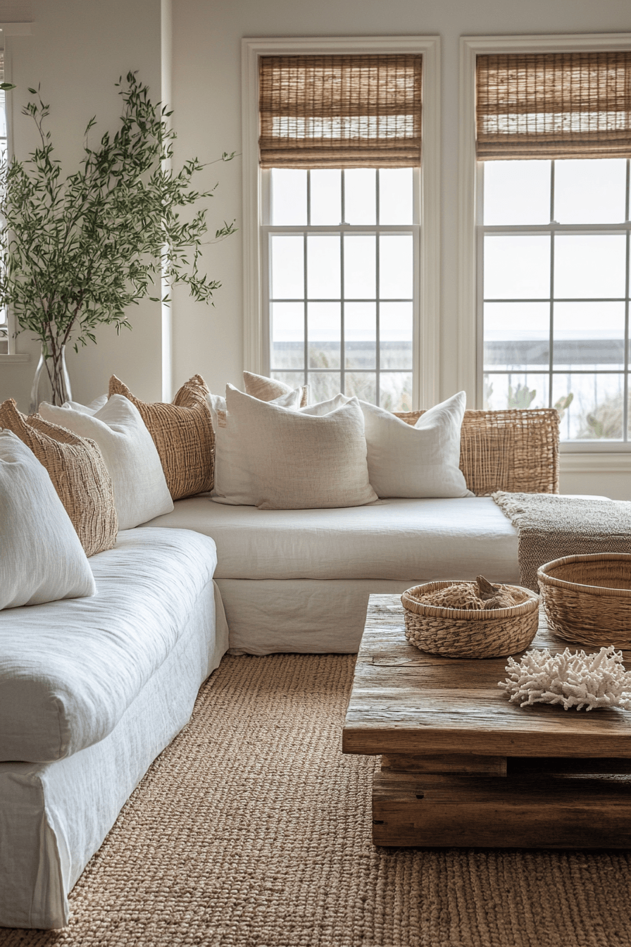 29 Beachy Living Rooms Made for Lazy Afternoons 21
