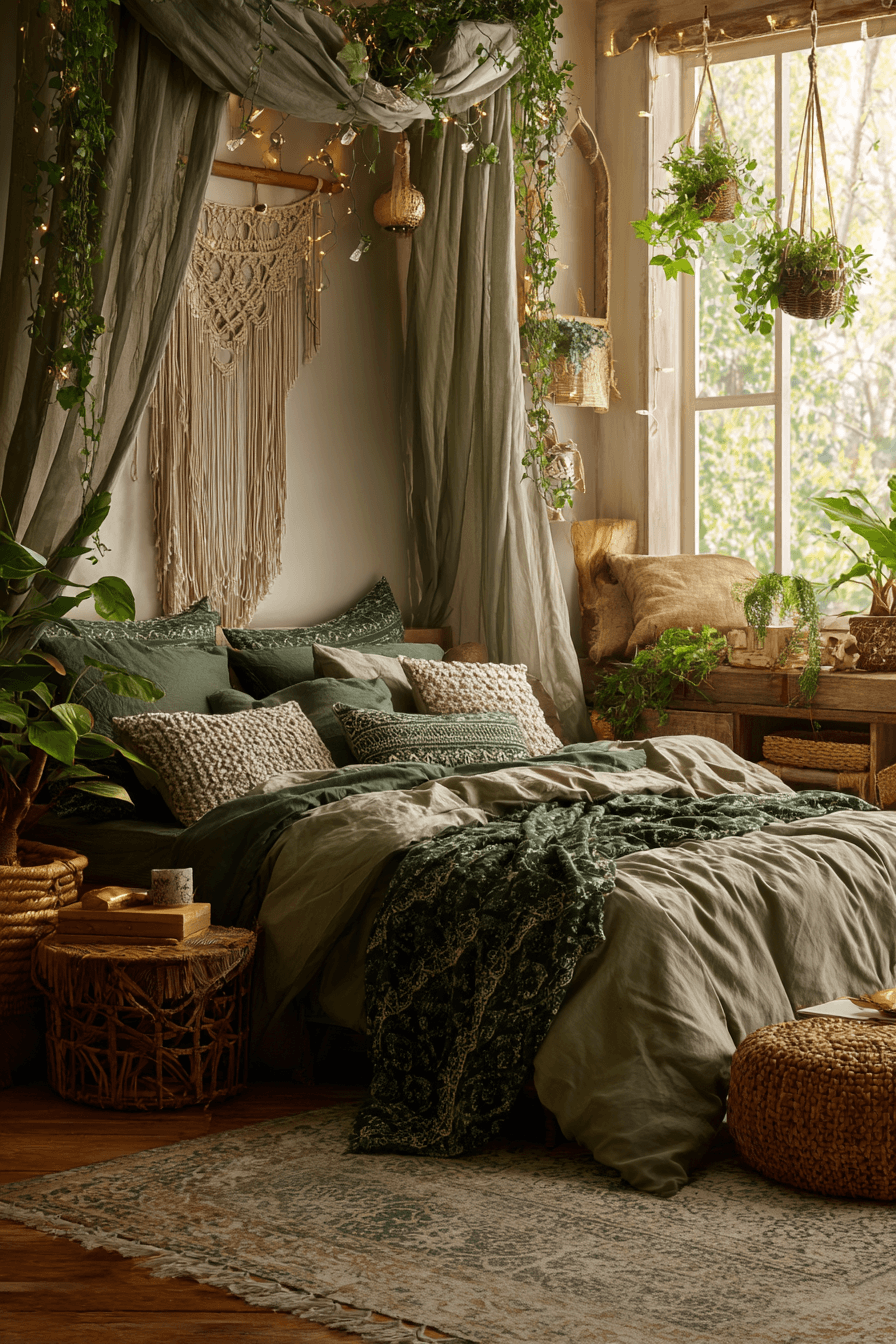 29 Forest Themed Bedroom Ideas That Bring the Outside In 22
