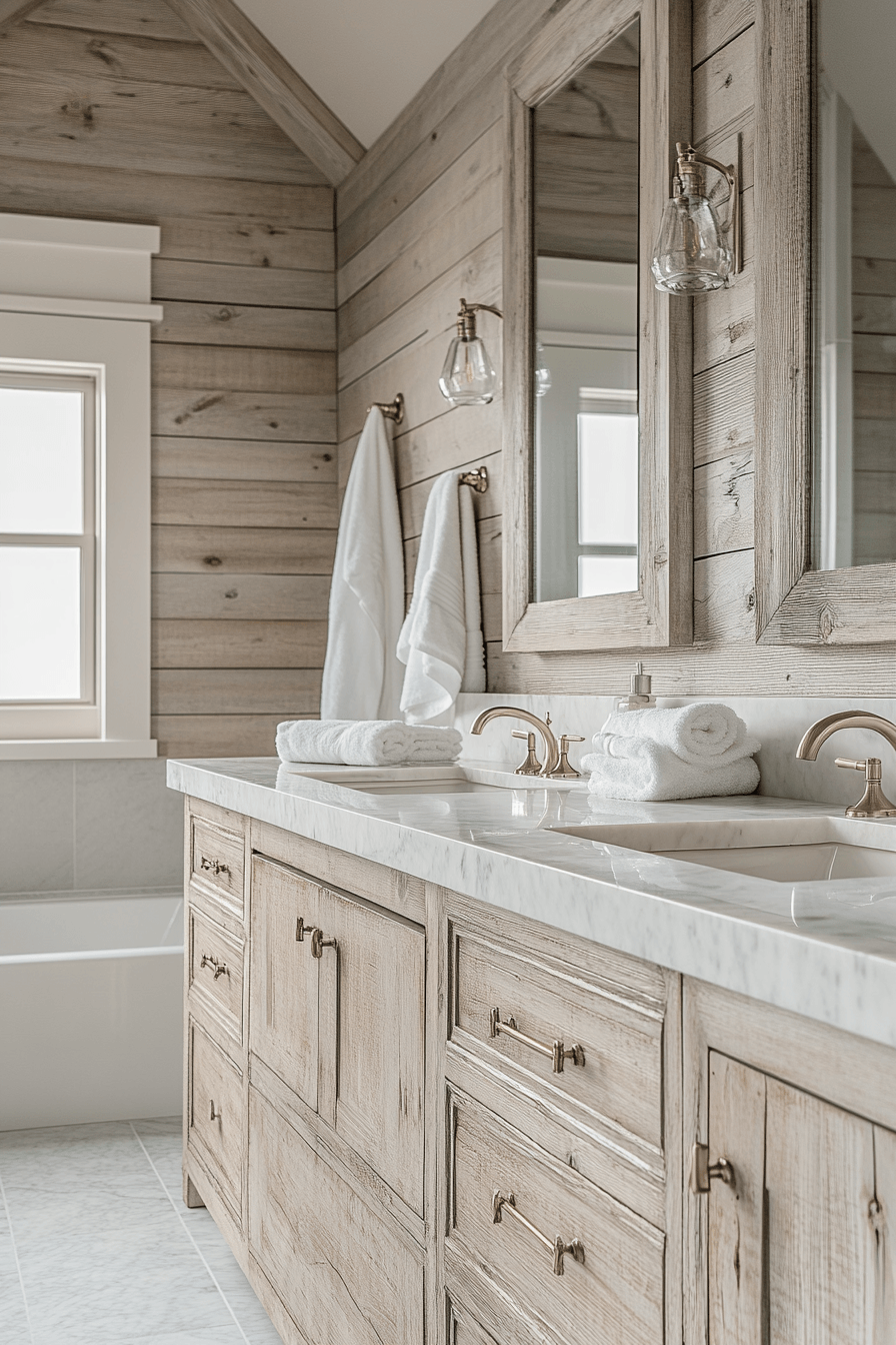 29 Beachy Bathroom Ideas That Feel Like a Morning at the Shore 22 Beachy Bathroom