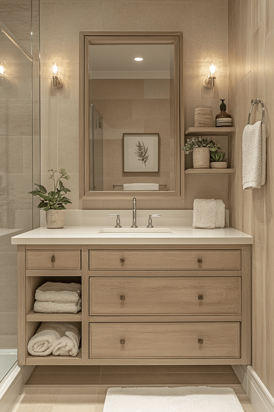 29 Beige Bathroom Ideas That Create a Spa-Like Sanctuary at Home 22