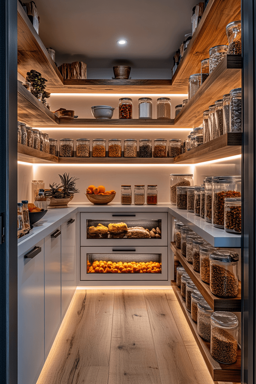 29 Kitchen Pantry Design Ideas That Maximize Storage and Style 22