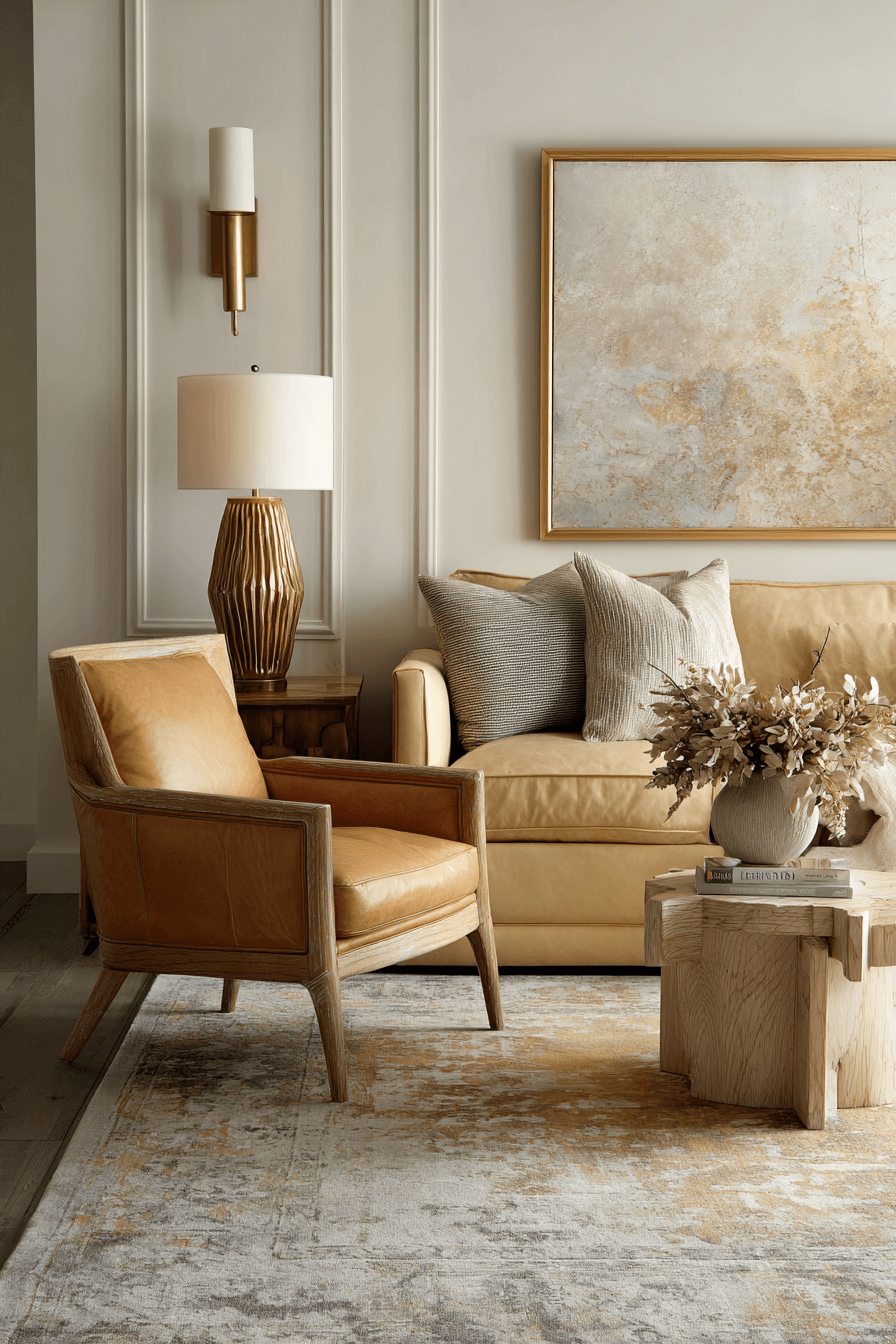 29 Warm Beige Living Rooms for Quiet Evenings 22