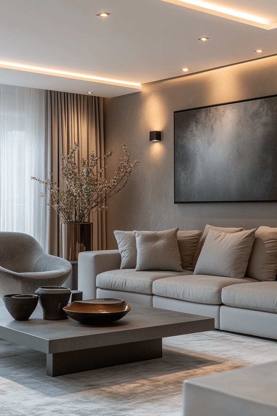 29 Grey and Beige Living Room Ideas That Balance Cool and Warm Tones 22