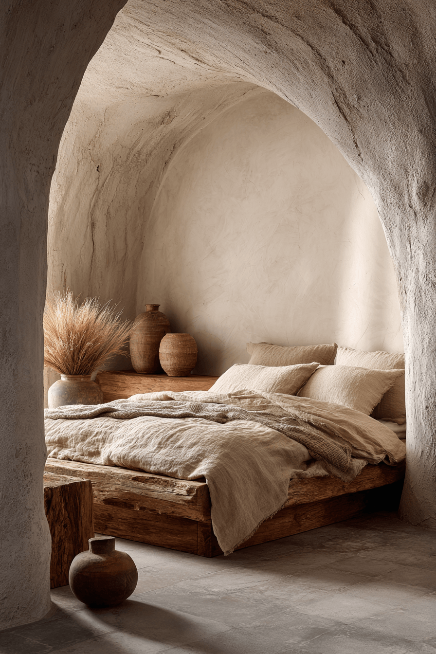 29 Warm Minimalist Bedrooms That Still Feel Like Home 22