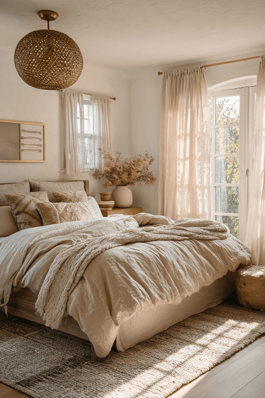 29 Warm Bedroom Ideas for People Who Hate Cold Mornings 22