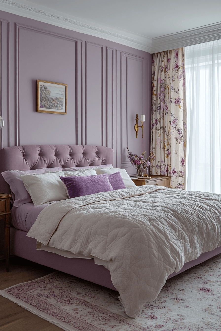 29 Purple Themed Bedroom Ideas That Feel Grown-Up, Not Girly 23