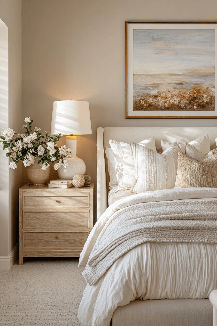 29 Warm Neutral Bedroom Ideas That Calm You Down 23