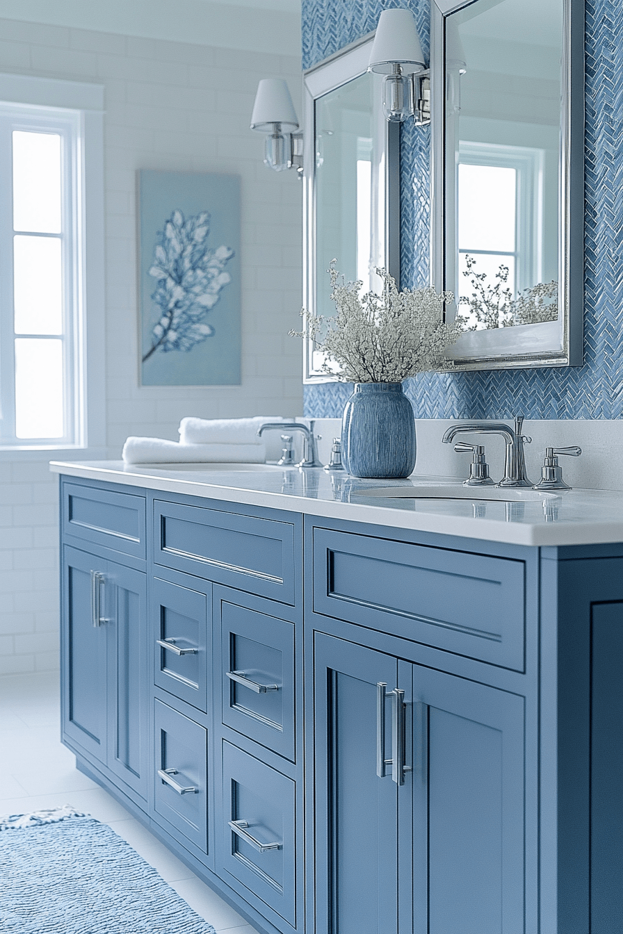 29 Coastal Bathroom Ideas That Bring Beach House Bliss to Your Home 24