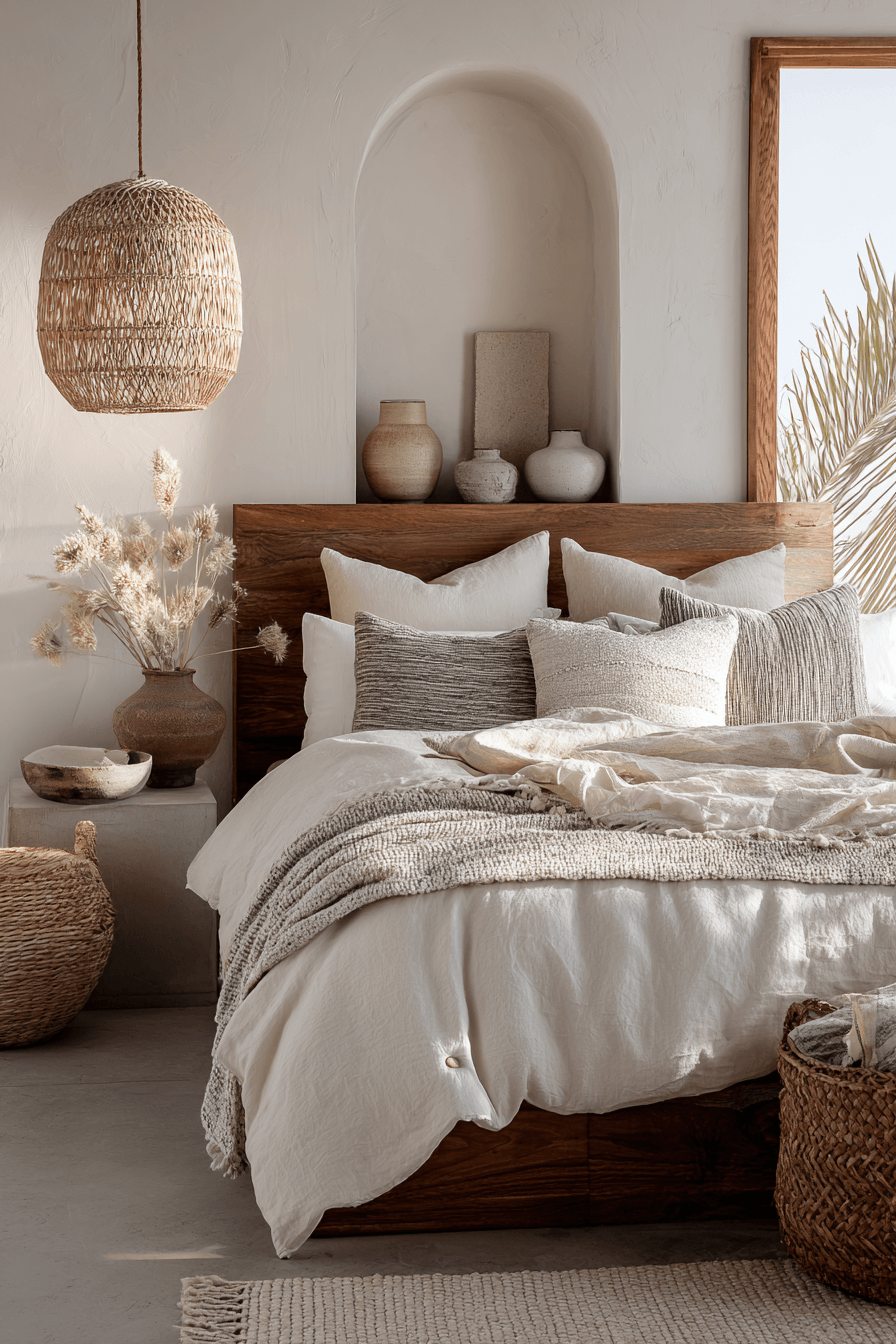 29 Beachy Boho Bedrooms That Feel Like a Slow Sunday by the Water 24