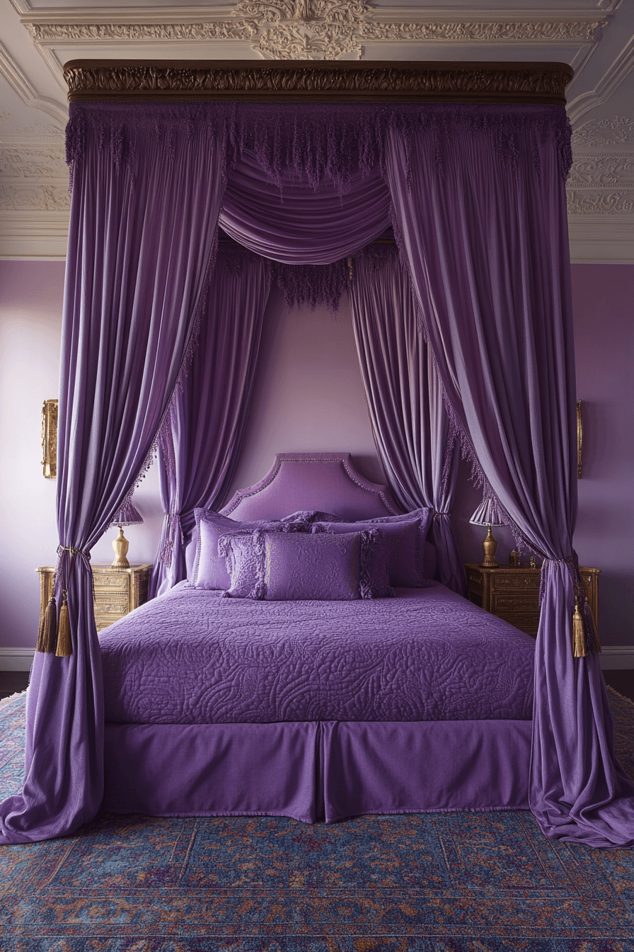 29 Purple Themed Bedroom Ideas That Feel Grown-Up, Not Girly 24