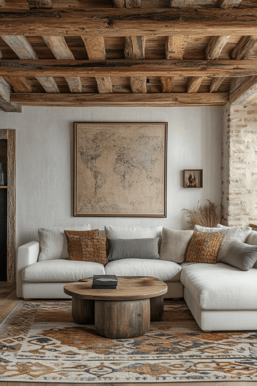 29 Warm Rustic Living Rooms That Feel Like a Cabin 24