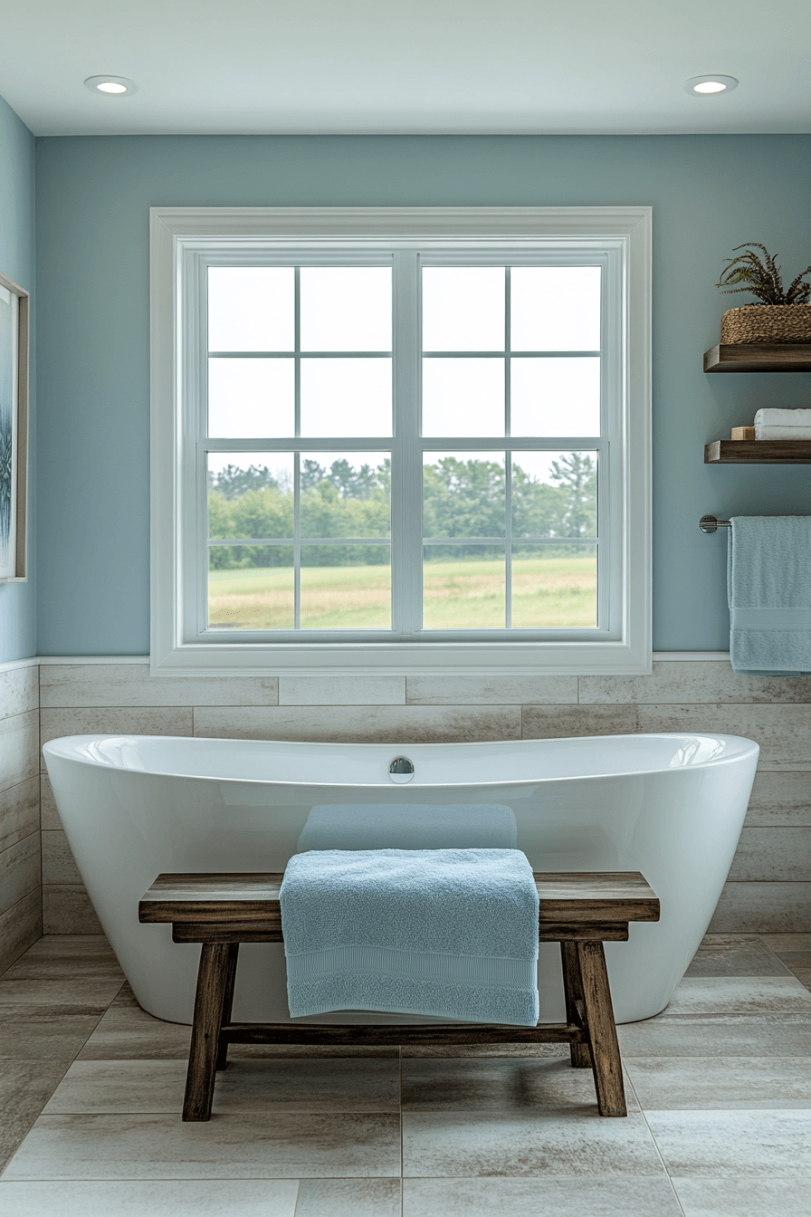 29 Modern Coastal Bathroom Ideas That Feel Like a Spa Without the Price 24