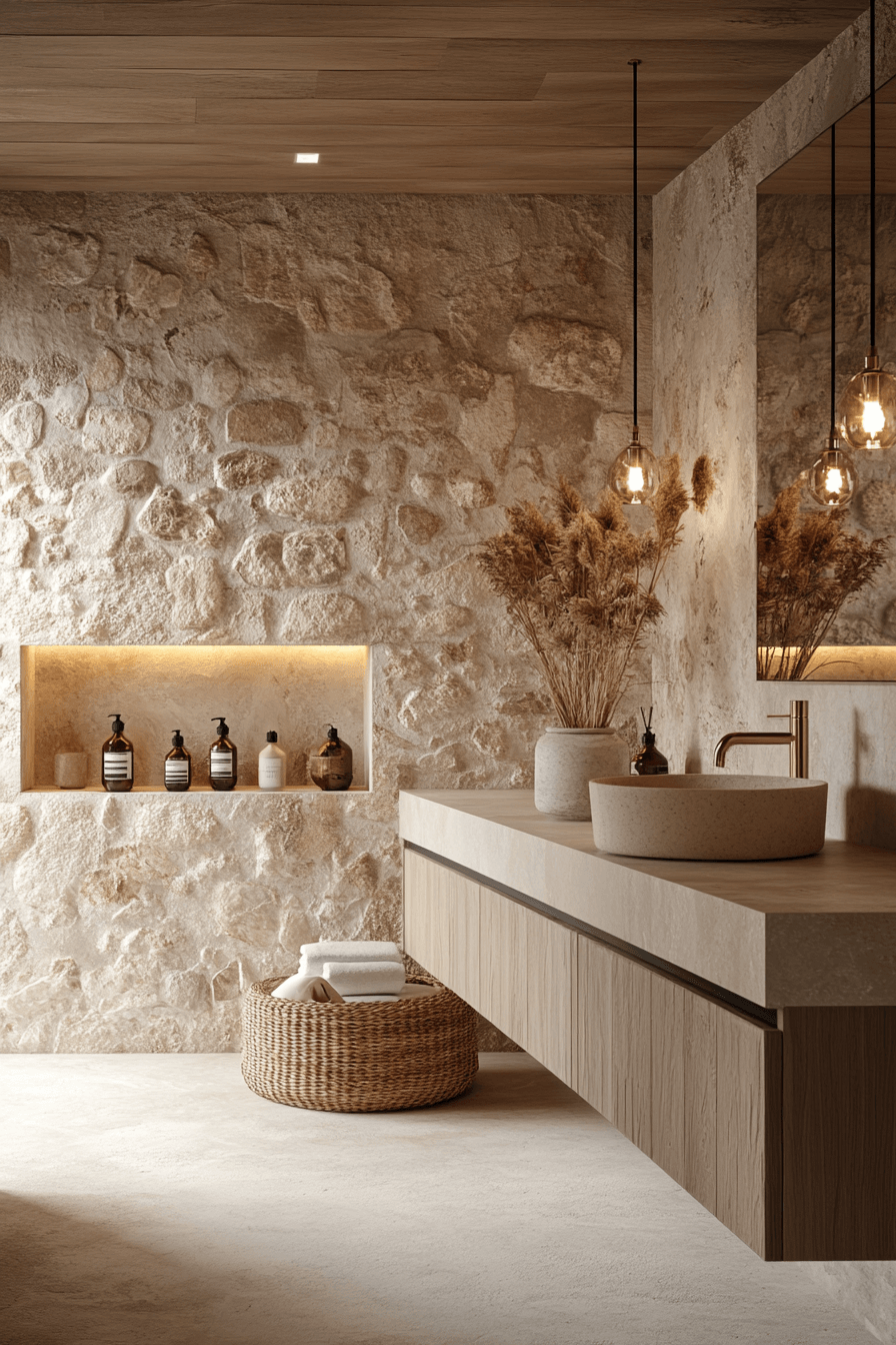 29 Rustic Bathroom Ideas That Bring Warmth and Character to Your Home 24
