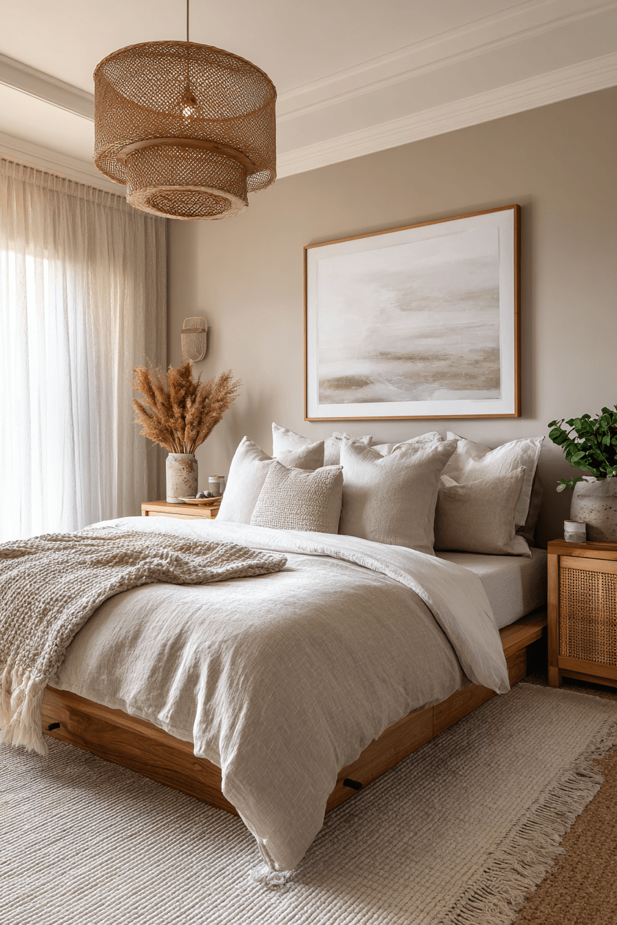 29 Warm Neutral Bedroom Ideas That Calm You Down 25